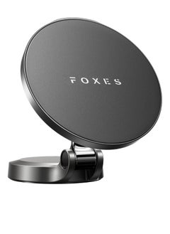 Buy Foxes Magsafe Car Mount 15W Fast Wireless Car Charger, Phone Holder for Car Dashboard Compatible with iPhone 15 Pro Max, 14, 13, 12 Mini, and More in UAE