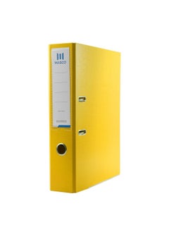 Buy 2 Ring A4 Size Box Folder File, Yellow in Saudi Arabia