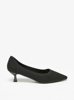 Buy Women's Textured Pointed Toe Pumps With Stiletto Heels in UAE