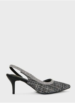 Buy Tweed  Slingback Pumps in UAE