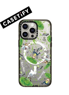 Buy Apple iPhone 15 Pro Case,Rick and Morty Stick Magnetic Adsorption Phone Case - Semi transparent in UAE