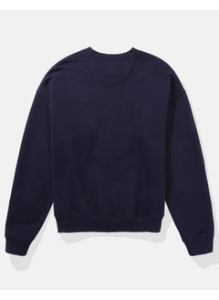 Buy AE Relaxed Graphic Crew Neck Sweatshirt in Saudi Arabia