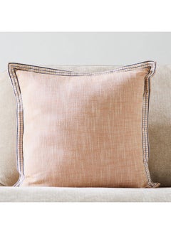 اشتري Warm Oasis Terra Chambray with Embroidered Edges Filled Cushion 50 x 50 cm في السعودية