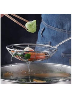 Buy Medium stainless steel strainer with wooden handle in Egypt