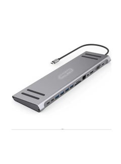 Buy 14 In 1 USB C Type-c Hubs Docking Station Silver in UAE