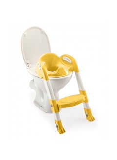 اشتري Kiddyloo Toilet Seat W/ Step Yellow في الامارات