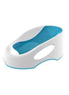 Buy Clean Cradle Non-Slip Secure Infant Baby Bather With Inclined Headrest Blue in Saudi Arabia