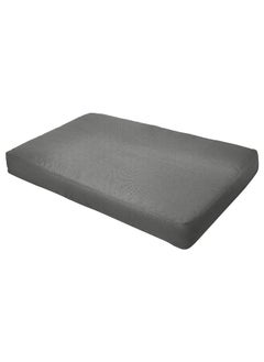 Buy Cover For Seat Cushion, Dark Grey Outdoor, 124X62 Cm in Saudi Arabia