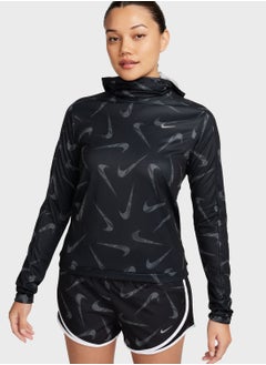 Buy Essential Swoosh Printed Hoodie in UAE