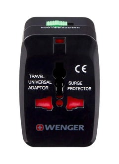 Buy Wenger Universal Travel Adapter Black in UAE