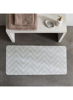 Buy Aura Neo Textile Rubber Bath Mat 100 x 50 cm in UAE