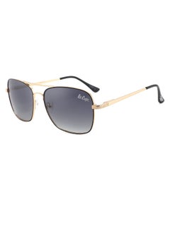 Buy Polarized Square Sunglasses for Men Women - Double Bridge Retro Sunnies, Gradient Lens in UAE