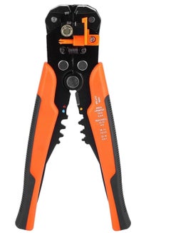 Buy Multifunctional Cable Wire Stripper Cutter, Crimping Stripping Plier Tool, Self-adjusting 8" Automatic Wire Stripper/Cutting Pliers Tool for Wire Stripping, Cutting, Crimping (Orange) in Saudi Arabia