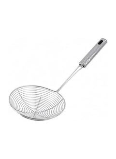 Buy Stainless Steel Food Strainer With Handle Silver medium in Egypt