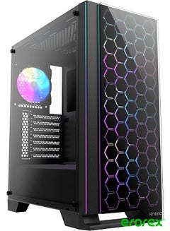 Buy Nx Series Nx600 Mid-Tower Atx Gaming Case Tempered Glass Side Panel,Supports Up To 6 Fans 1 X 120 Mm Argb Fan Included in Saudi Arabia