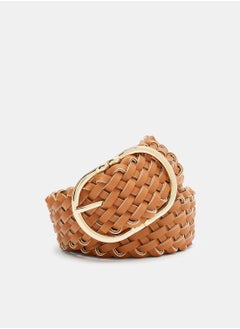 Buy Braided PU Buckle Belt in Saudi Arabia