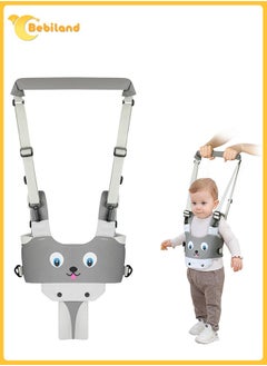 Buy Baby Walking Harness, Adjustable Safe Walking Belt,  Removable, Breathable Handheld Baby Walker Toddler Walking Assistant (Grey Puppy) in Saudi Arabia