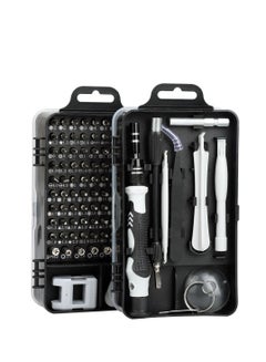 Buy 115 in 1 Military-Grade Precision Screwdriver Set Professional Magnetic Mini Repair Tool Kit for Phone, Computer, Watch, Laptop, Xbox, Macbook, Eyeglass, Electronic in UAE