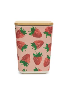 اشتري Strawberry Bamboo Fiber Sugar Pot W Wooden Lid في الامارات