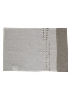 اشتري Rice Stitch Placemat, Cream – 33x48 cm في الامارات