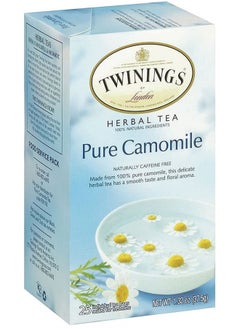 Buy Twinings Of London Pure Camomile Herbal Tea Bags, 25 Count in UAE