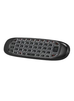 Buy Double Sided Wireless Keyboard Remote Control For Smart TV Black in Saudi Arabia