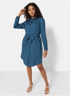 اشتري Belted Shirt Dress في السعودية