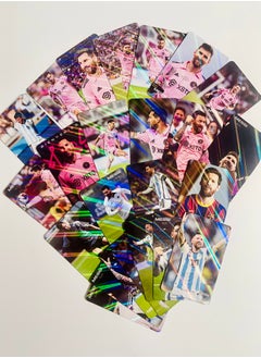 Buy 24pcs Messi Football Star Anime Flashcards in Saudi Arabia