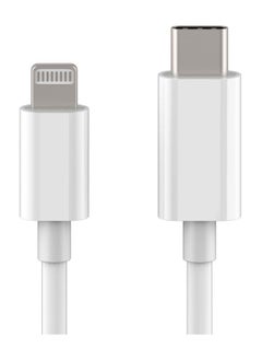 اشتري Lightning Cable Fast Charging and Hi-Speed Syncing Cord Compatible with Apple iPhone X/XS/XR/XS MAX/8/8 Plus/iPad White في الامارات