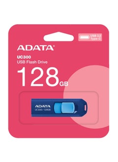 Buy ADATA UC300 128GB USB 3.2 Type-C Flash Drive | Lightweight and Fast Data Transfer | Blue in UAE