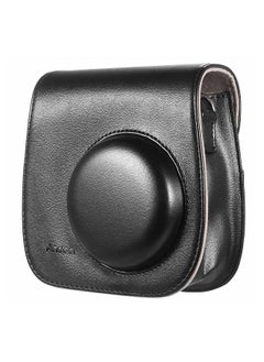 اشتري Leather Camera Case Bag Cover for Fuji Fujifilm Instax Mini 8/8s/8+/9 Single Shoulder Bag في السعودية