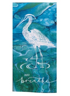 Buy Designs Coastal Tranquility Just Breathe Dual Purpose Terry Kitchen Towel, Multi in UAE