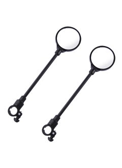 Buy 2 PCS Bike Mirror, Bicycle Accessories for Adult Bikes, Adjustable Rotatable Rear View Convex Rear View Mirror Accessories, Bicycle Mirrors Handlebars for Mtb, Outdoors, Cycling in Saudi Arabia