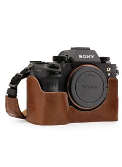 Buy Mg1244 Sony Alpha A7Riii A9 A7Iii Ever Ready Genuine Leather Camera Half Case And Strap Brown in UAE