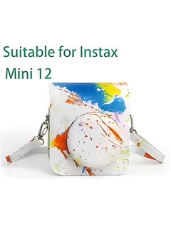 Buy PU Leather Camera Case MultiColor Camera Bag with Strap For FUJIFILM Instax Mini 12 in Saudi Arabia