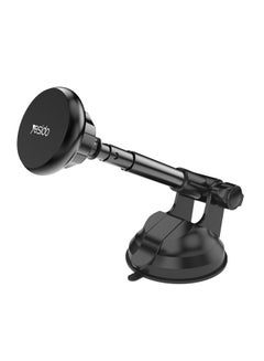 Buy Universal Dashboard Magnetic Retractable CAR Phone Holder Aluminum Alloy Telescopic Suction Cup Type Mount Extendable Magnet Phone Navigation Holder Black in Saudi Arabia