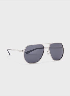 اشتري Polarized Lens Oversize Aviator Sunglasses في الامارات