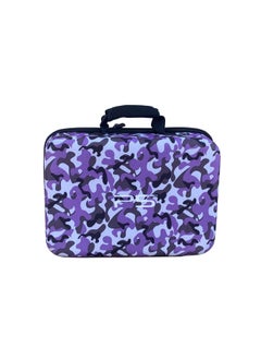 Buy PS5 Carrying Case Travel Storage Bag Compatible with Playstation 5 Purple Army in UAE