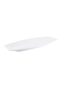 اشتري Ivory Porcelain Boat Rectangular Plate 30 cm في الامارات