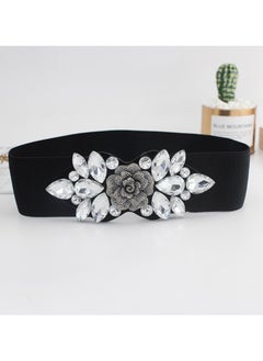 Buy Rose Water Diamond Inlaid Elastic Elastic Waistband in Saudi Arabia