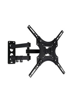 Buy TV Wall Mount Stand Monitor Wall Bracket with Swivel and Tilt Arm Fits 32-55 Inch TV in Saudi Arabia