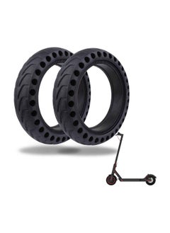 اشتري Electric Scooter Replacement Tires, Rubber Solid Wheel Honeycomb Tire Grip/ Friction Non-Slip Tire Tubeless e Scooter Accessories for Xiaomi 8.5 x2 M365/Pro Electric Scooter (2 Pcs 8.5 inch) في السعودية