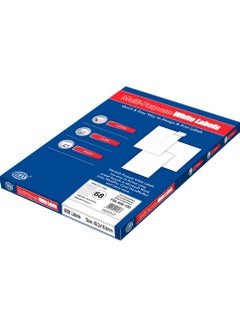 Buy FIS Multipurpose Laser Labels, Colour White, Size 48.3X16.9MM (68 Stickers x 100 Sheet)  6800 Labels, Size : A4 (21X29.7 CM) , Pack of 100 Sheets -FSLA68-100 in UAE