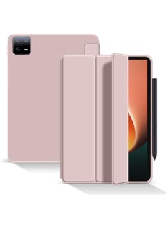 اشتري متوافق مع Xiaomi MI Pad 6 11 بوصة 2023، جراب ثلاثي الطي نحيف وخفيف الوزن وغطاء حماية ذكي مع حامل متعدد الزوايا للاستيقاظ والنوم لجهاز mipad 6 Pro في الامارات