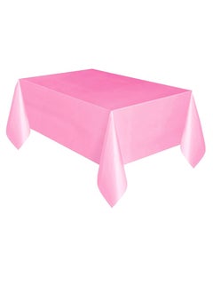 Buy Happy Birthday PE Table Cover Pink Color in UAE