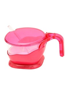 Buy Sugar Bowl With Spoon Pink 400centimeter in Saudi Arabia