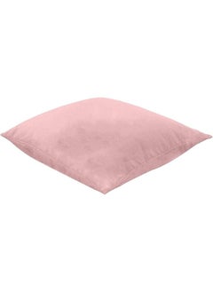 اشتري Giant Floor Cushion Velvet Microfiber Filler 90X90 Cm Pink في السعودية