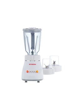 Buy Fresh Elshabah Blender with 2 Mills, 1.5 Liters, 360 Watt ,White in Egypt