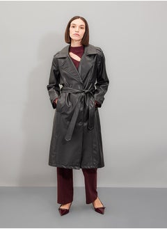 اشتري Woman Regular Fit W/O Hoodie Outer Wear Trenchcoat في مصر