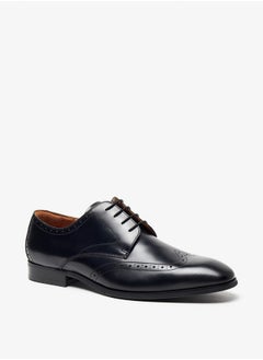 اشتري Men's Solid Lace-Up Derby Shoes في الامارات